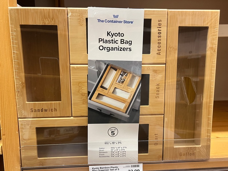 Zip Lock Bag Storage kitchen organizers